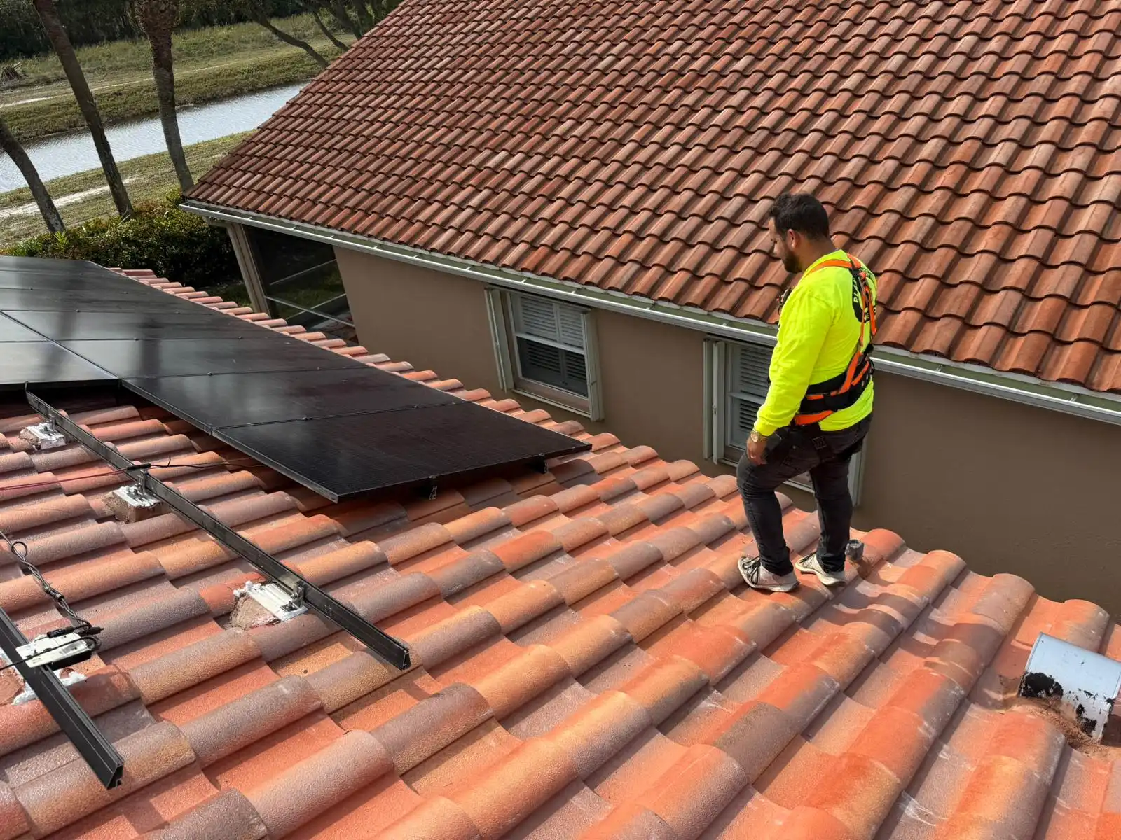 Solar Panel Installation on Tile Roofs Fort Lauderdale FL | Planet Roofing